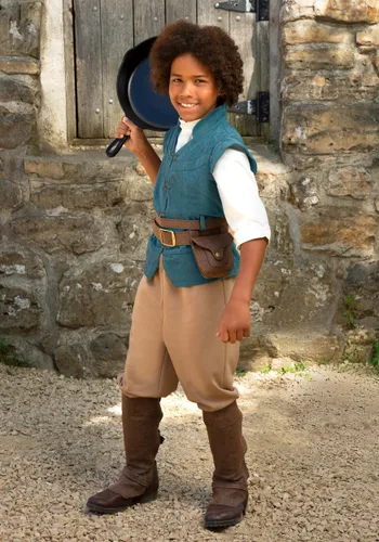 Vista 2 de Disfraz de Flynn Rider para niños de Enredados de Disney Multicolor