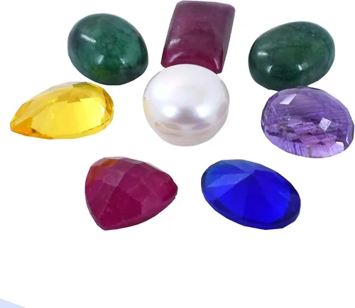 Vista 2 de Certificado Skyjewels Mezcla de 48.60 Ct Lotes de Piedras Preciosas, Rubí, Esmeralda, Zafiro Azul, Piedras Preciosas Minadas de Tierra, Gema, Gema