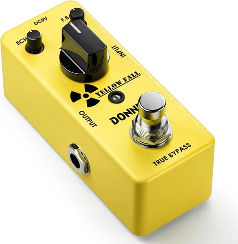 Vista 21 de Donner Pedal de efecto ABY Box, conmutador AB de selector de línea, mini, para guitarra, True Bypass