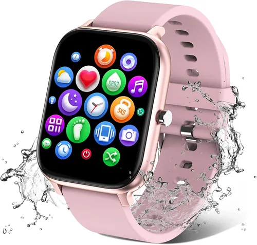 Vista 11 de Reloj inteligente para hombres y mujeres, compatible con iPhone, Samsung, teléfono Android, pantalla táctil completa de 1.83 pulgadas, IP68