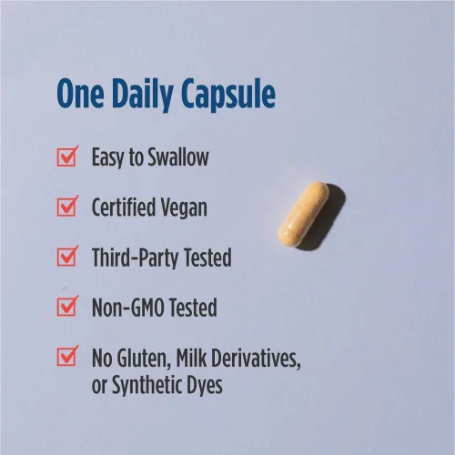 Vista 4 de Nordic Naturals Complejo de vitamina B - 45 cápsulas - Tiamina, riboflavina, niacina, vitamina B6 y B12, folato, biotina, ácido pantoténico, salud