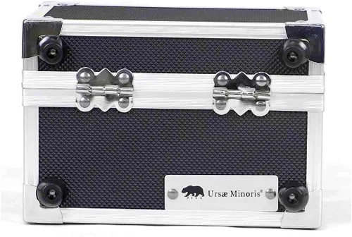 Vista 7 de Ursae Minoris Elite - Caja de aluminio negra para 12 portamonedas de estilo certificado o certificado NGC, PCGS, ANACS, Elite, Lighthouse, BCW Negro