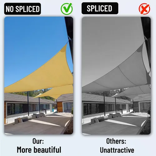 Vista 5 de COOLBOYS - Parasol rectangular de 10 x 20 pies, para exteriores