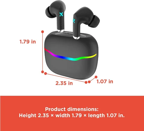 Vista 7 de RadioShack Auriculares inalámbricos para juegos con cancelación de ruido 3304452 (negro)