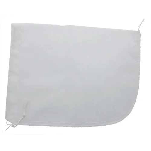 Vista 3 de HP918B1 Nylon Straining / Hop Boil Bag 7x10 Malla Fina, Blanco