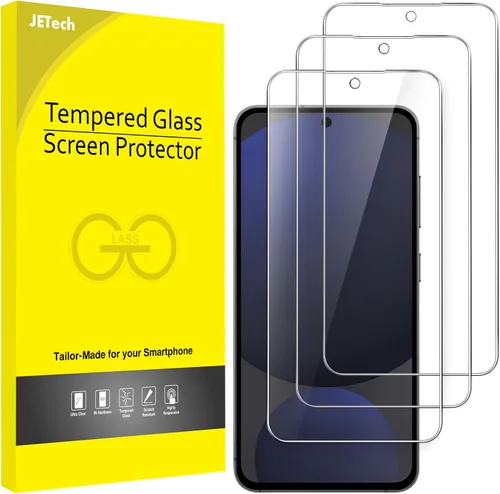 Vista 8 de JETech Protector de pantalla compatible con Samsung Galaxy S20 FE de 6.5 pulgadas, película de vidrio templado, paquete de 3