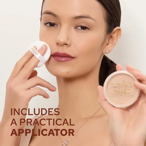 Vista 5 de Dermacol - Polvo facial de fijación invisible, polvo de ajuste translúcido a prueba de tacto para pieles grasas y otros tipos de piel, maquillaje