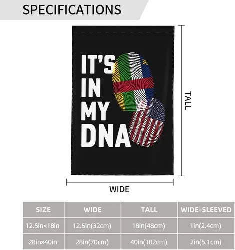 Vista 7 de The Central African Republic It's in My DNA Garden Flag 28"x40" Inch Double Sided Garden Flags Home Lawn Outdoor Decor Flags Party Banner Welcome