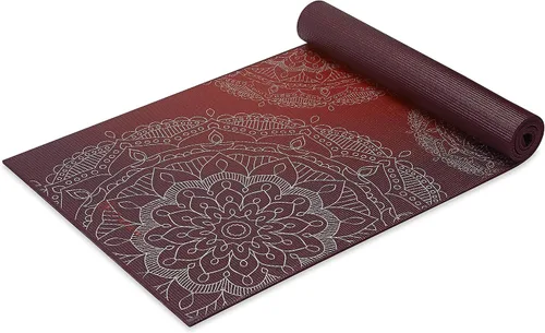 Vista 10 de Gaiam - Alfombrilla de yoga, 6 mm, extra gruesa, antideslizante, de primera calidad, para todo tipo de yoga, pilates y ejercicios en el suelo