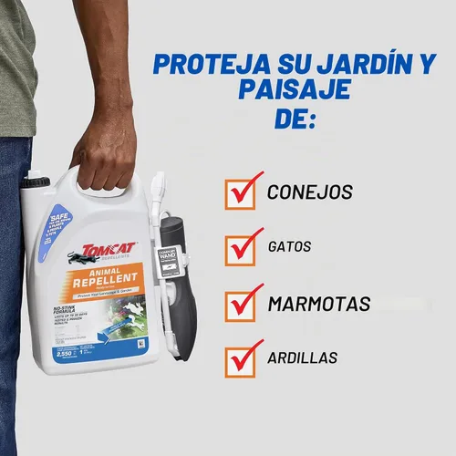 Vista 2 de Tomcat Repellents Animal Repellent Ready-to-Use1 with Comfort Wand, 1 gal.