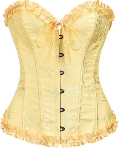 Vista 177 de SZIVYSHI Corsé para mujer, lencería moldeadora, body con cintura de encaje