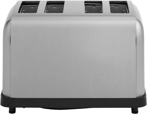 Vista 5 de Kratos Tostadora comercial de cuatro rebanadas, ranuras de 1.5 pulgadas de ancho para bagels y panes especiales, tostadora de encimera de acero