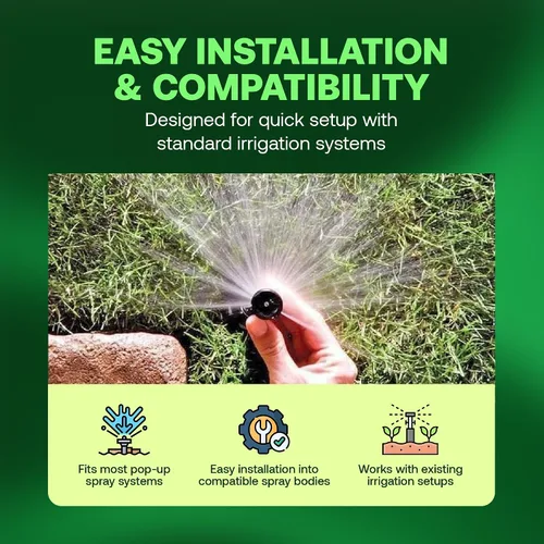 Vista 7 de Rain Bird HEVAN8 High Efficiency Nozzle 10-Pack - Pop Up Spray Nozzle