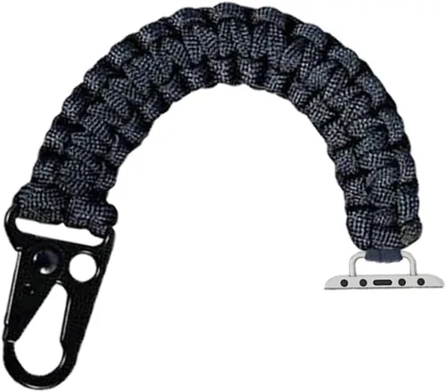 Vista 6 de Keychain Clip for Apple Watch 44/45/46/49mm,Paracord Lanyard for iWatch Series11 10 9 8 7 6 5 4,SE3,Ultra3,Apple Watch Keychain,Outdoor Activities