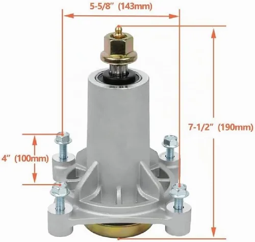 Vista 6 de Compatible con Husqvarna OEM - Conjunto de husillo de repuesto compatible con Ariens21546238, 21546299, 587819701. Compatible con modelos AYP de 42