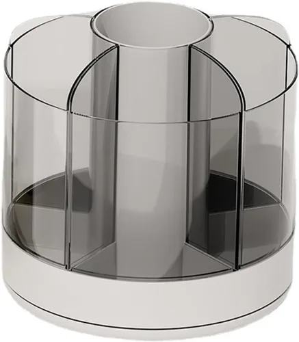 Vista 6 de Marte Vanci Soporte giratorio de 360 grados para lápices, organizador de artículos de papelería, organizador ordenado para lápices, maquillaje