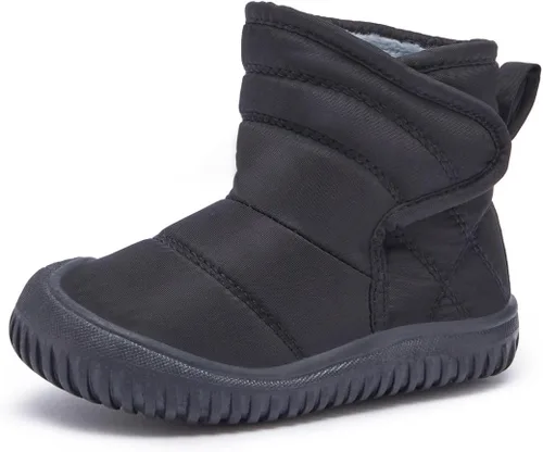 Vista 37 de BMCiTYBM Botas de nieve para bebés y niños pequeños, zapatos de invierno para niños y niñas, zapatos de bebé de piel sintética para clima frío