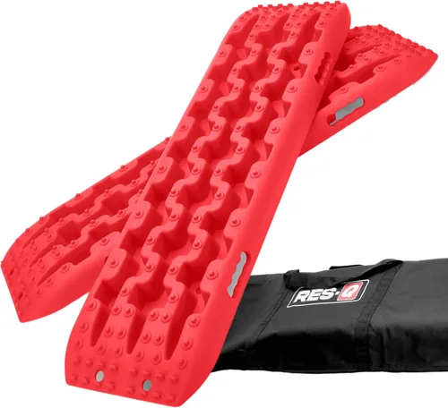 Vista 8 de RES-Q Tablas de recuperación de 42 pulgadas, color negro, se venden en pares, máxima tracción, patrón agresivo de banda de rodadura y tacos