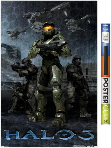 Vista 14 de Trends International Halo 3 - Póster de pared Master Chief, 14.725 x 22.375 pulgadas, versión premium sin marco