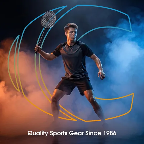 Vista 7 de Cannon Sports Red de bádminton profesional para torneo interior/exterior con cable de acero, 21 pies 2mm Steel Cable, Reinforced 1.5" Headband