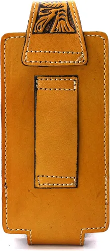 Vista 2 de West Star - Funda de cuero universal para teléfono celular con trabilla para cinturón, cierre magnético, 6 x 3 pulgadas, oración 342D BR