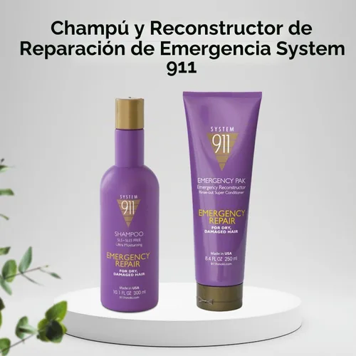 Vista 2 de HAYASHI System 911 Repair Shampoo & Emergency Pak Set