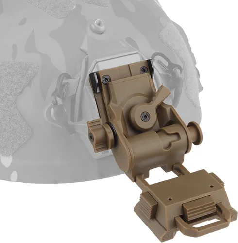 Vista 9 de Airsoft L4G24 - Soporte para casco de nailon militar ajustable NVG para PVS15 PVS18 GPNVG18 L4G24 BK