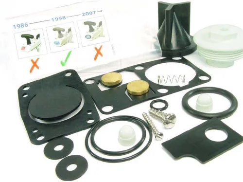 Vista 7 de Jabsco 29045 Twist N Lock Kits de servicio de inodoro manual marino