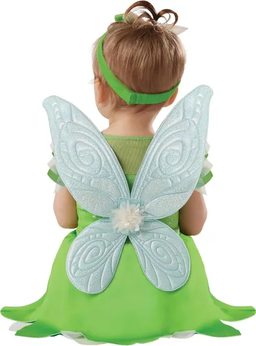 Vista 2 de Spirit Halloween Disney - Disfraz de Peter Pan Baby Tinker Bell Con licencia oficial Completo con accesorios