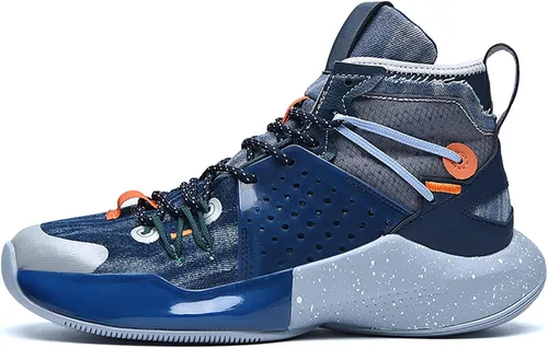 Vista 2 de CJSPORX Mens Basketball Shoes Fashion High Top Running Sneakers Lightweight Sport Shoes for Athletic