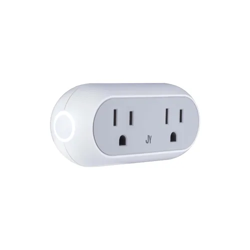Vista 2 de Eyely GLP1002A Smart Dual Plug, no requiere concentrador, control remoto de aplicación WiFi, Alexa, compatible con Google Home Assistant