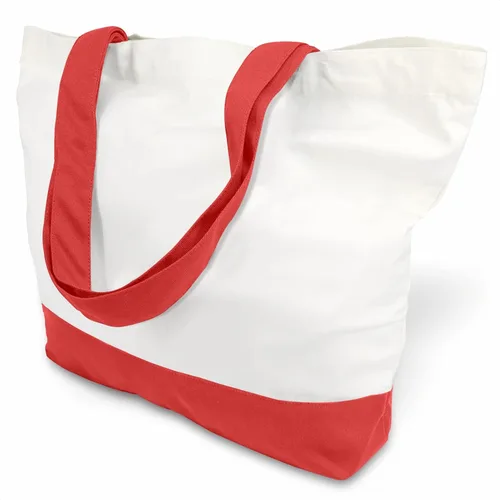 Vista 18 de TOPDesign - Paquete de 1 bolsa de lona de algodón, superfuerte, 12 onzas, bolsa para compras reutilizable, de tela, diseño moderno, en dos tonos
