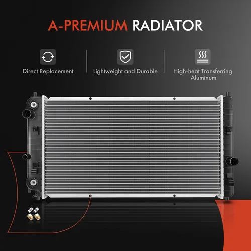 Vista 7 de A-Premium Radiador de refrigerante de motor con Trans. Enfriador de aceite compatible con Chevrolet Malibu 1997-2003 y Oldsmobile Alero 1999-2004
