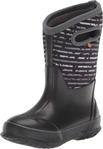Vista 20 de BOGS Botas de nieve unisex de neopreno con aislamiento de goma de alta impermeabilidad para niños Negro