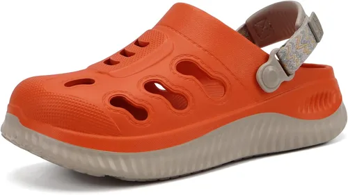 Vista 14 de KuaiLu Zuecos clásicos de recuperación para mujer, cómodas sandalias acolchadas para caminar, para aliviar la fascitis plantar, sandalias