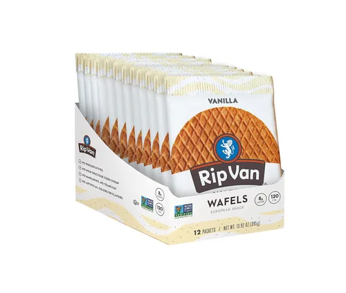 Vista 13 de RIP VAN WAFELS Galletas Wafel de miel y avena, 4.64 onzas