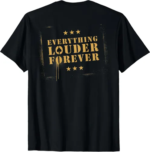 Vista 2 de Motörhead Camiseta con espalda delantera para todo lo más fuerte para siempre, Negro, S