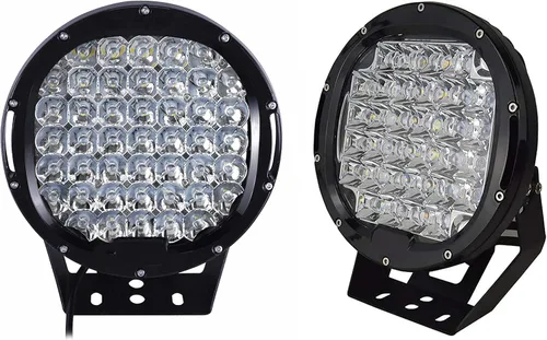Vista 4 de Black Horse Atlas - Barra antivuelco (incluye 9 unidades, luz LED redonda, negra, compatible con Nissan Frontier ATR22-PL69B 2022-2024)