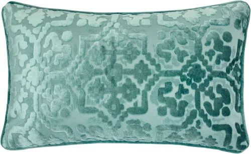 Vista 6 de Funda de almohada moderna de terciopelo (juego de 2 unidades, 12 x 20 pulgadas, gris)