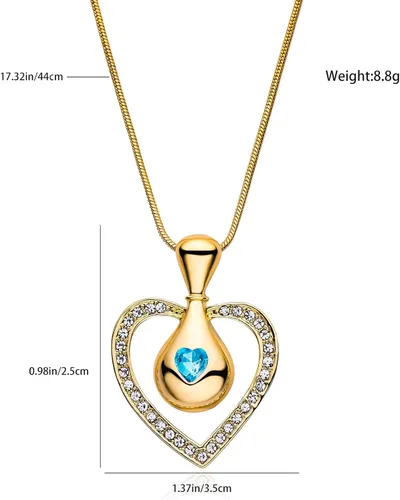 Vista 8 de Stella Fairy Dust Necklace Stella Necklace Cosplay Star Necklace Enchantix Bottle Necklace for Women BFF Gift