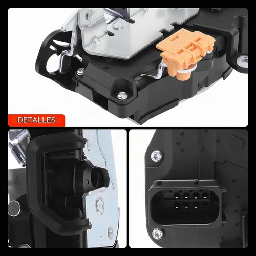 Vista 9 de A-Premium Actuador de cerradura de puerta compatible con Cadillac CTS 2009-2014, para modelo sin entrada pasiva, conector de 7 pines