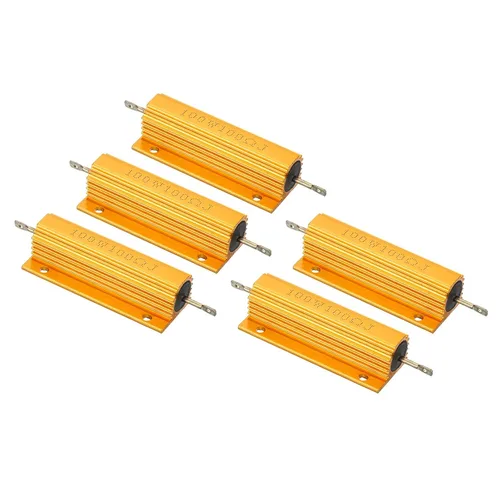 Vista 14 de PATIKIL Resistencia de carcasa de aluminio de 100 W 0.01 ohmios, paquete de 5 resistencias de carcasa de aluminio con carcasa de alambre enrollado