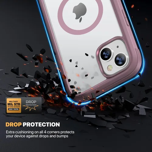 Vista 914 de DIACLARA - Funda transparente compatible con iPhone XR 6.1 pulgadas 2018