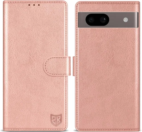 Vista 24 de ZZXX Funda tipo cartera para Google Pixel 8 con bloqueo RFID, ranura para tarjetas, función atril, cierre magnético, funda protectora de cuero