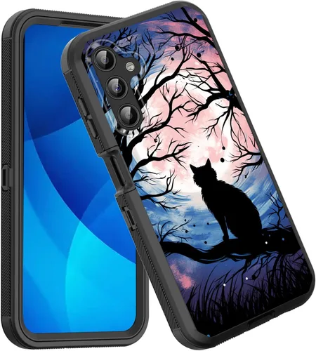 Vista 15 de Funda para Galaxy A14 5G, a prueba de golpes, 3 capas, protección de cuerpo completo, resistente, de alto impacto, para Samsung Galaxy A14 5G de 6.6