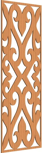 Vista 173 de Keene Paneles de pared decorativos de madera con calado, 9 3/8 pulgadas de ancho x 24 3/8 pulgadas de alto x 1/4 de alto, abedul Birch