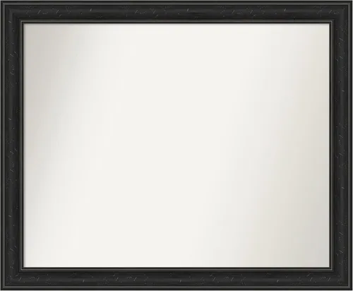 Vista 168 de Amanti Art Espejo personalizado, gran espejo de baño estrecho, espejo de pared o espejo de tocador de baño sobre el fregadero (24 x 24 pulgadas)