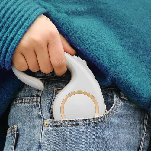 Vista 2 de Correa retráctil para perros – Correa resistente para manos libres para perros grandes y medianos, bloqueo con una sola mano, cinta de nailon sin