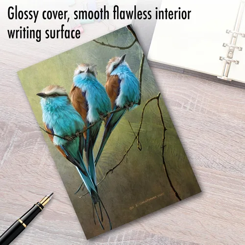 Vista 3 de NobleWorks - Tarjeta de felicitación Miss You con sobre de 5 x 7 pulgadas (1 tarjeta) Thinking of You, Just Because Birds and Branches C2822KMYG