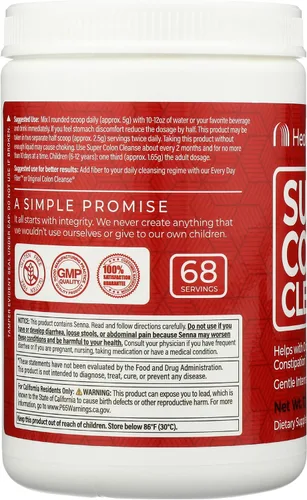 Vista 5 de Health Plus Super Colon Cleanse - Limpieza de 10 días - Detox, sin gluten, sin lácteos, ingredientes herbales naturales (más de 1 limpieza, 12 onzas)